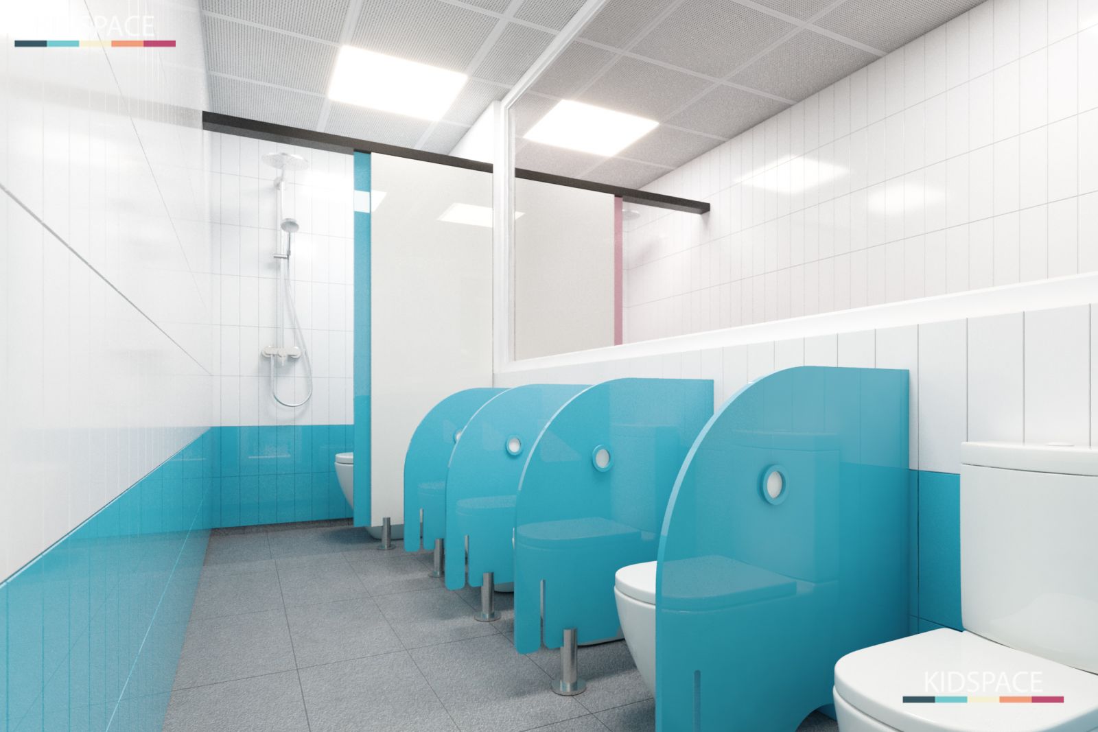 Thiết kế nhà vệ sinh trường mầm non