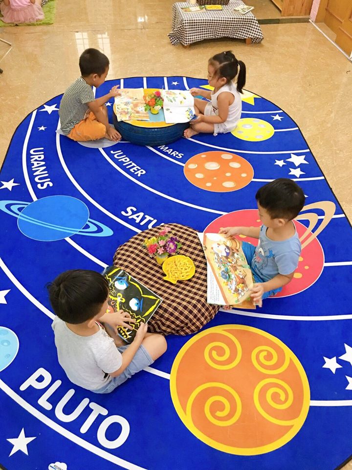 Thảm Circle Montessori cực kỳ chuẩn đẹp cho các trường mầm non