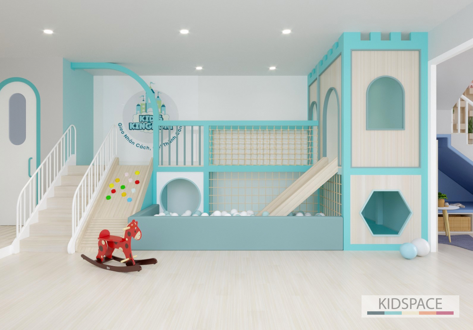 Thiết kế nội thất trường mầm non KID’S KINGDOM