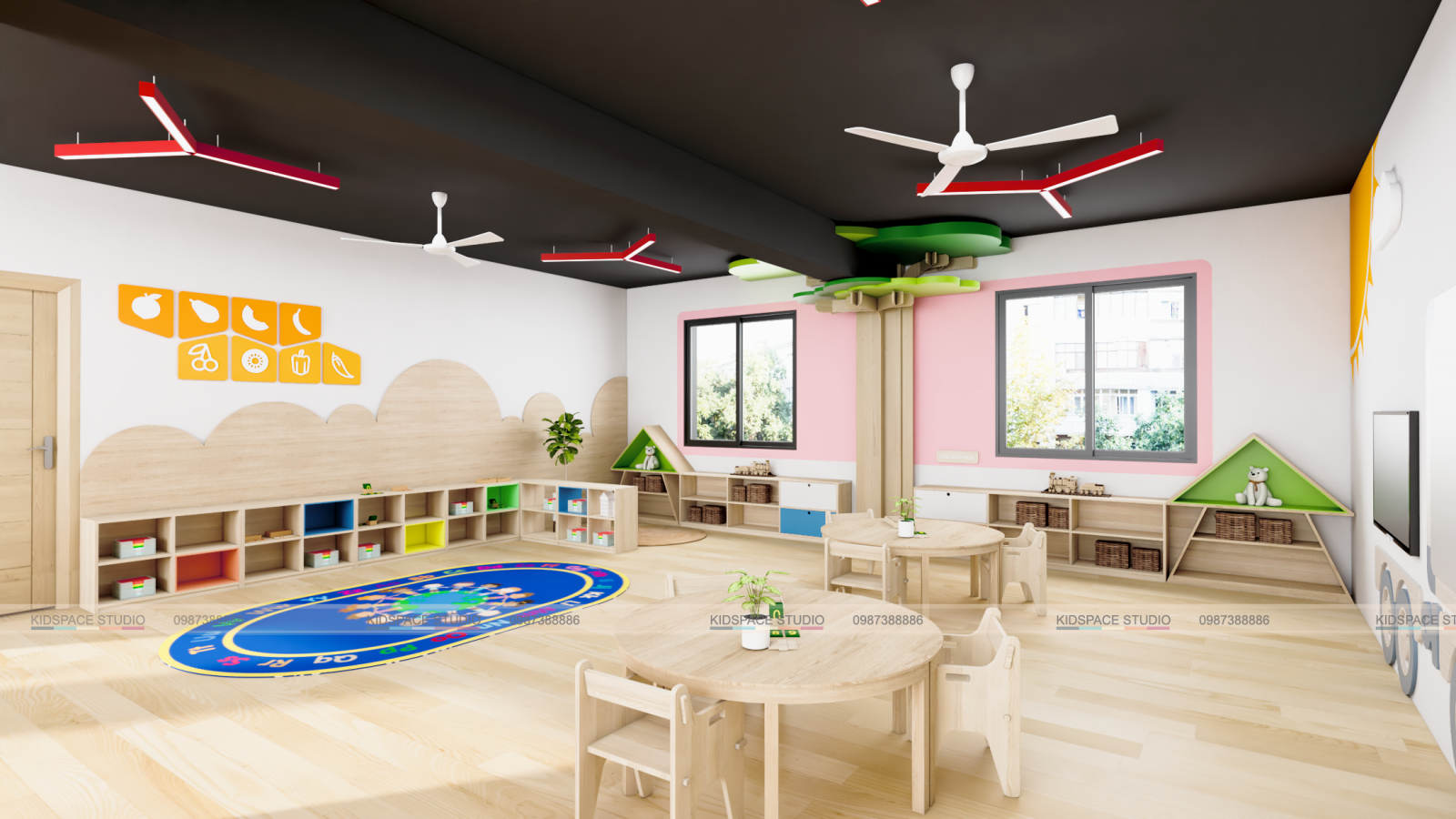 Thiết kế trường mầm non chuẩn đẹp cần những tiêu chí nào?