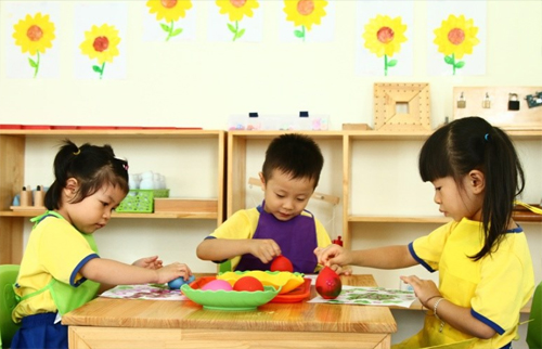 Thiết kế trường mầm non Montessori theo yêu cầu. Những nguyên tắc khi dạy trẻ theo phương pháp Montessori.