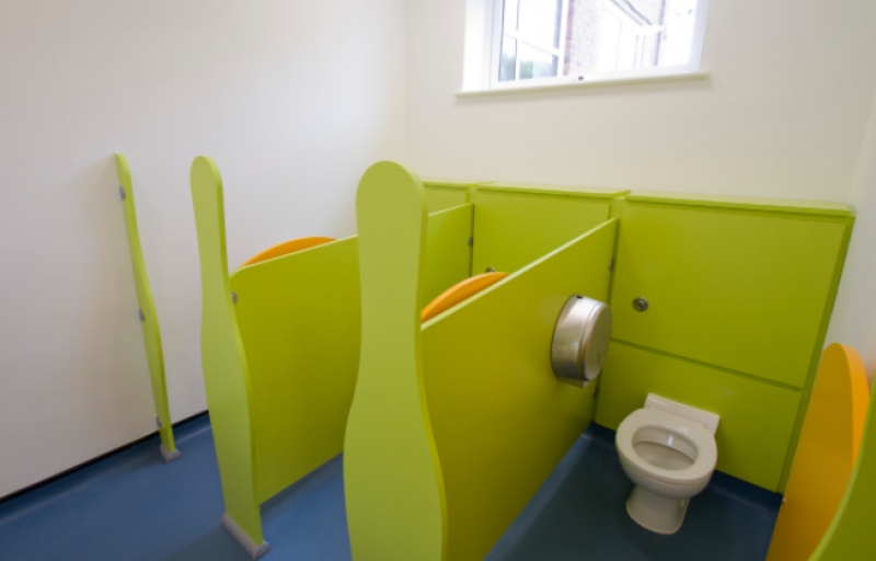 Thiết kế nhà vệ sinh trường mầm non đạt chuẩn. Mẫu thiết kế nhà vệ sinh mầm non đẹp