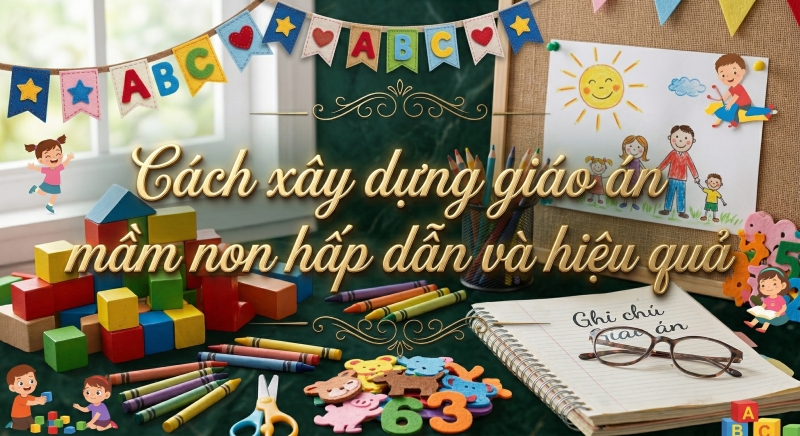CÁCH XÂY DỰNG GIÁO ÁN MẦM NON HẤP DẪN VÀ HIỆU QUẢ