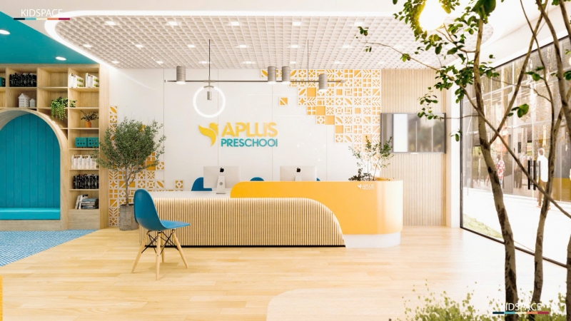 Kidspace thiết kế trường mầm non Aplus – Không gian tạo nên sự khác biệt