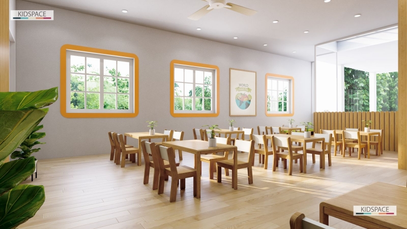 Thiết kế phòng học mầm non khoa học: Mẹo sắp xếp giúp trẻ tập trung hơn