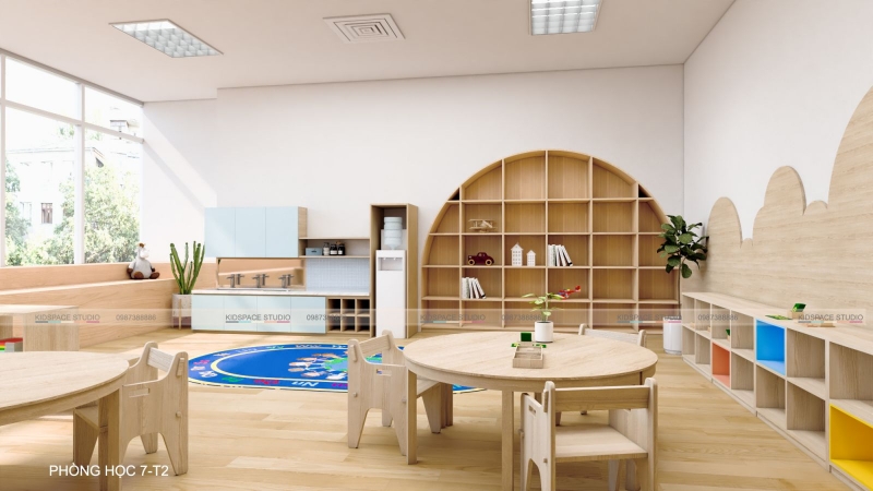 12 mẫu nội thất trường mầm non hiện đại được yêu thích nhất hiện nay